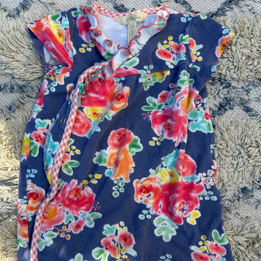Matilda Jane Floral Baby Onesie Size 18-24 months